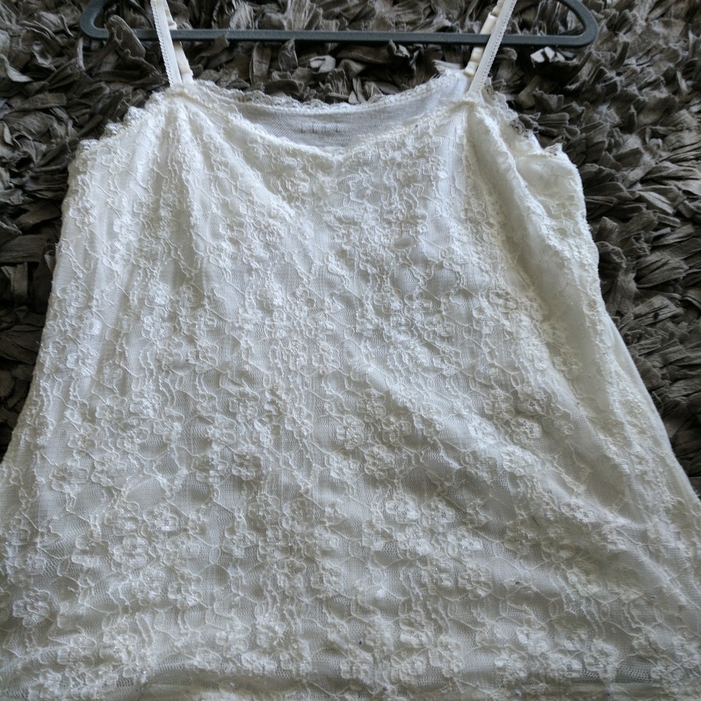 Cream Lace Camisole